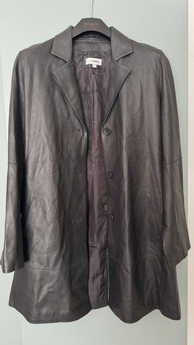 Jane norris black leather long - norris,